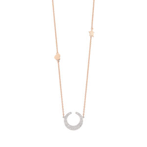 Alcoro Mezzaluna  Collier NC8337WR