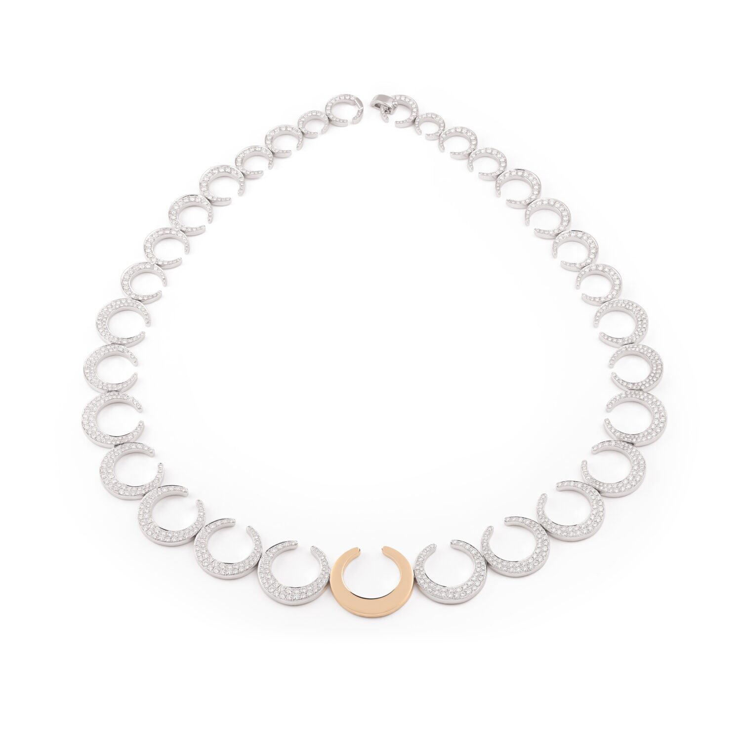 Alcoro Mezzaluna  Collier NC8357WR