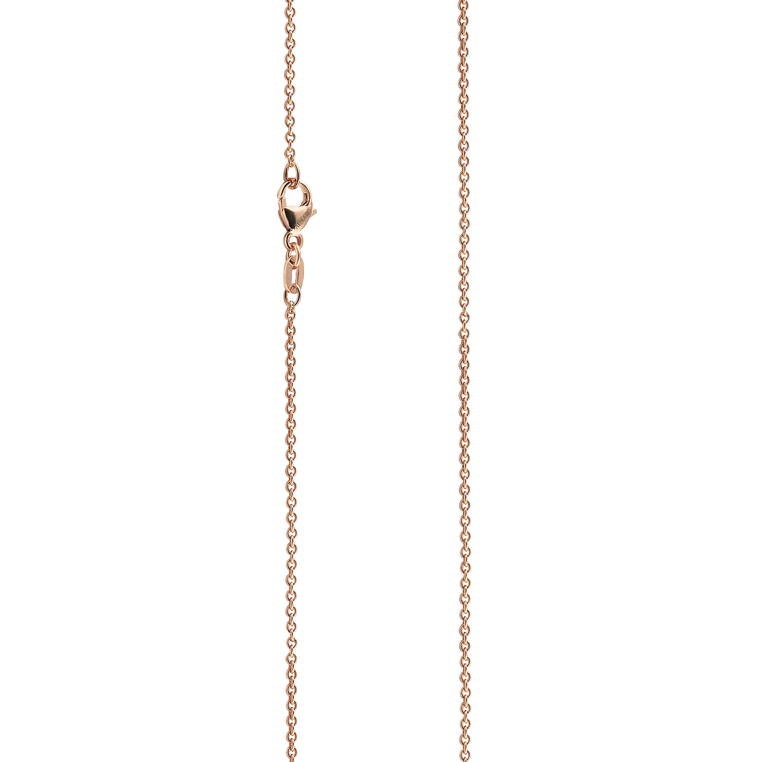 Anchor necklace crafted from 18K rose gold