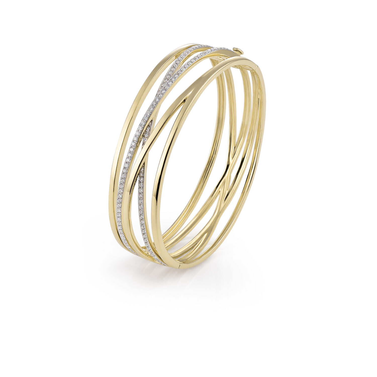 Armreif - 116 Brill. TW si 1,42 ct.