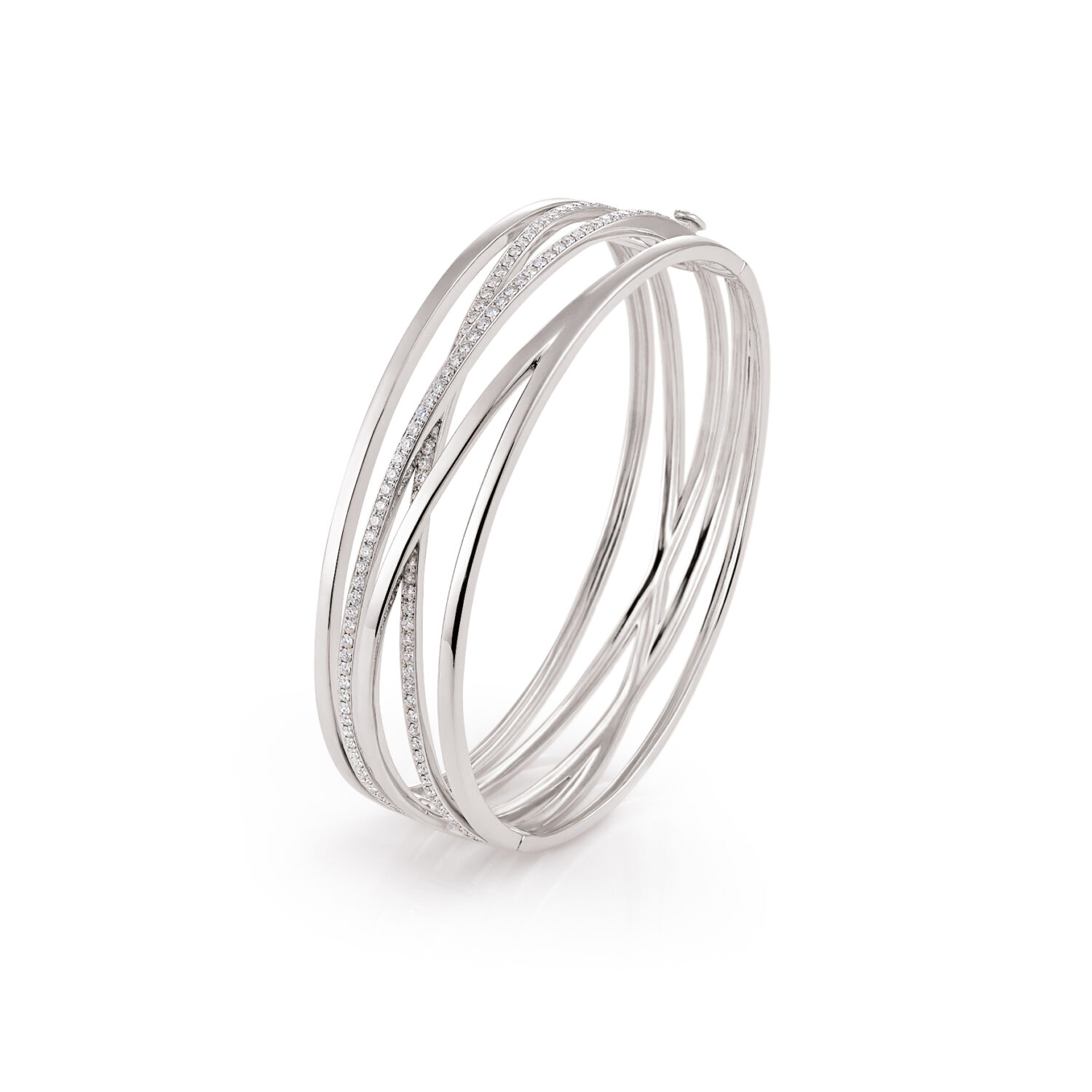 Armreif - 116 Brill. TW si 1,42 ct.