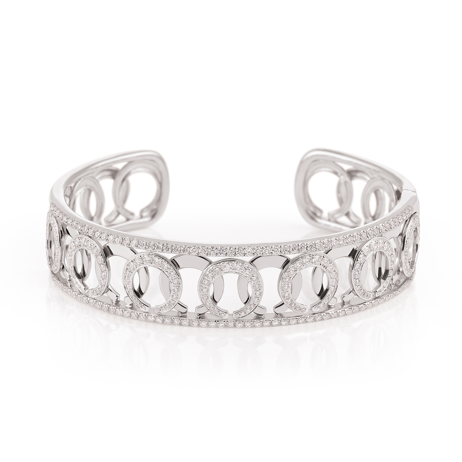 Armreif - 246 Brill. TW si 2,35 ct.